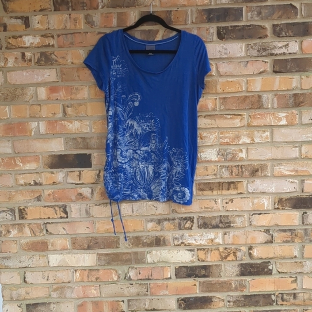 Oh Baby Motherhood Maternity (M)- Blue Top